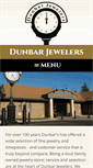 Mobile Screenshot of dunbarjewelers.com